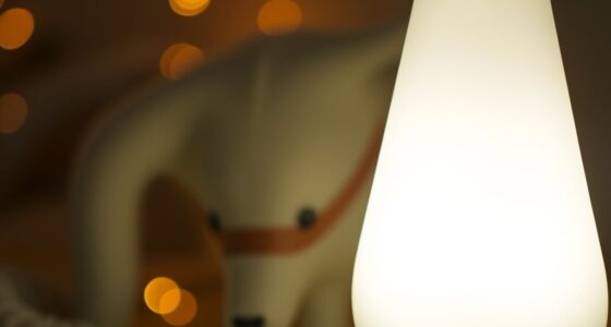 winter blue relief lamps