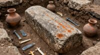 ancient burial artifact origins