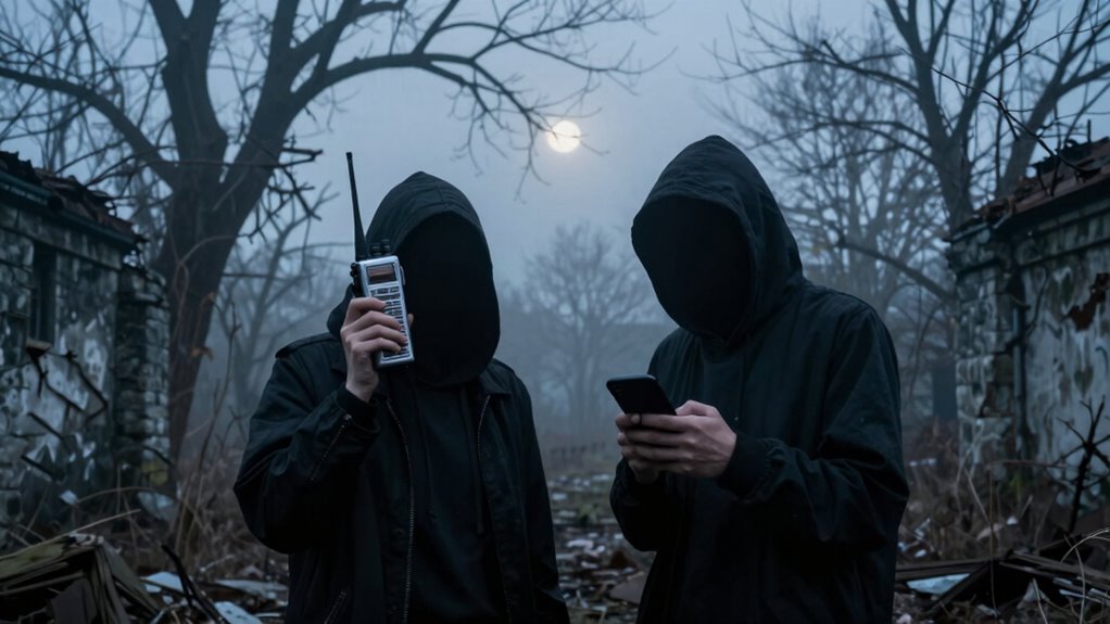 communication devices for haunted explorations