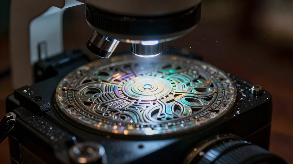 digital microscopes examine haunted objects