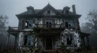 eerie abandoned shadowy mysterious