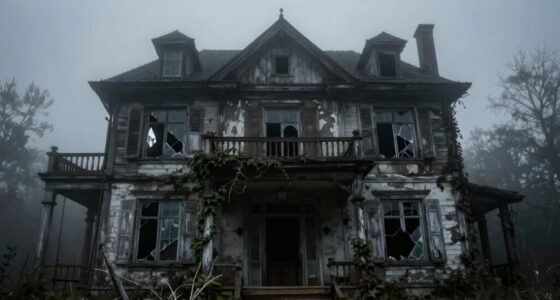 eerie abandoned shadowy mysterious