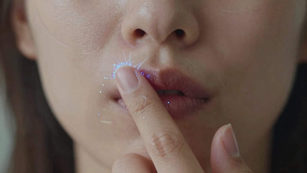 electricity causing touch sensations