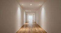empty corridor lights activate