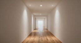 empty corridor lights activate