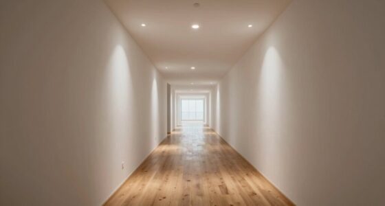 empty corridor lights activate