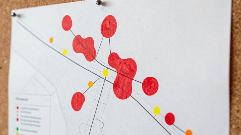 identifying key location areas