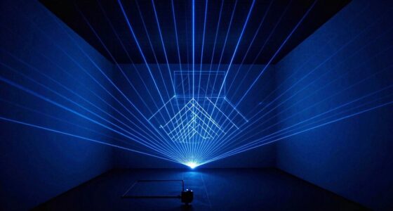 laser grids reveal room structure