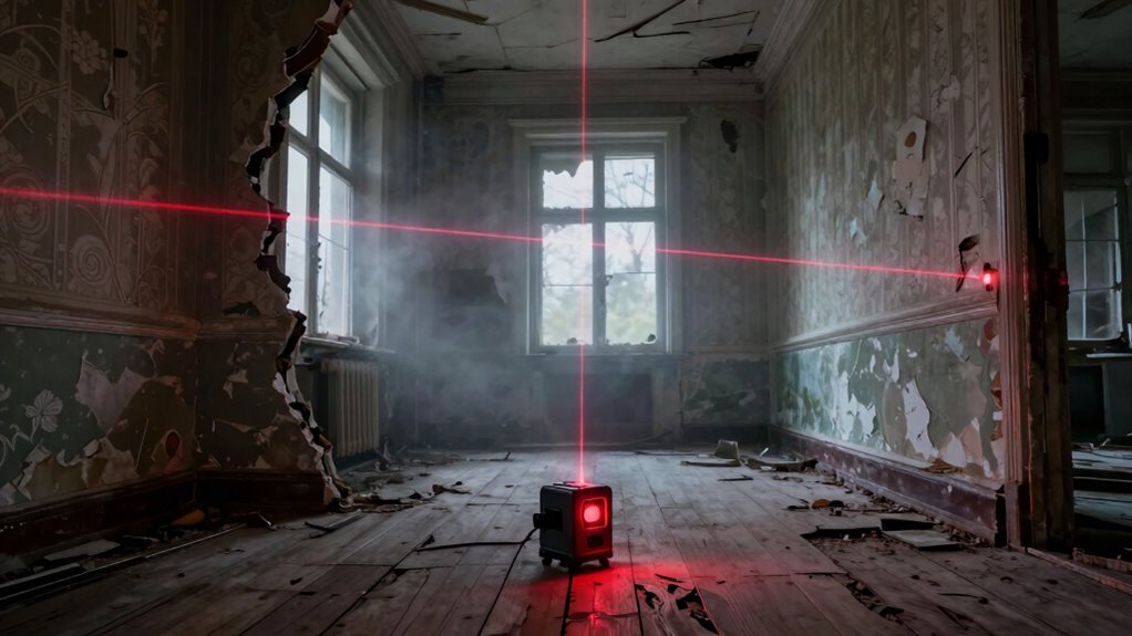laser tools map haunted sites