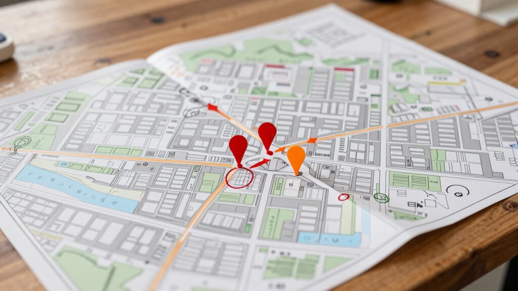 mark hot spots for navigation