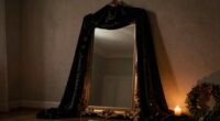mirrors covered after death