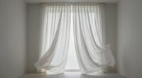 moving curtains in sealed room