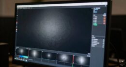 precise display for dark footage