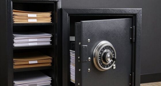 secure storage for case materials