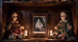 showcasing spooky collectibles effectively