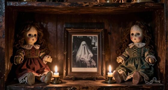 showcasing spooky collectibles effectively