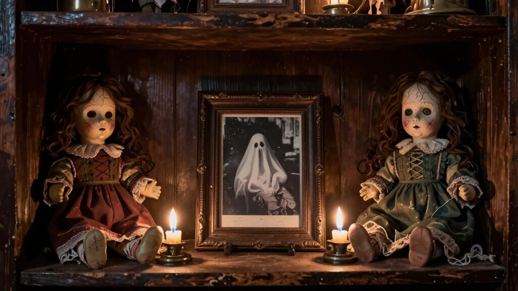 showcasing spooky collectibles effectively