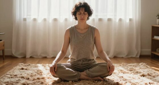 staying centered before and after
