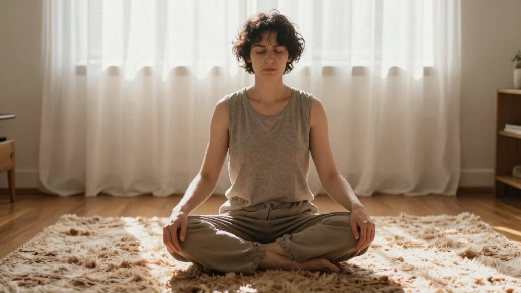 staying centered before and after