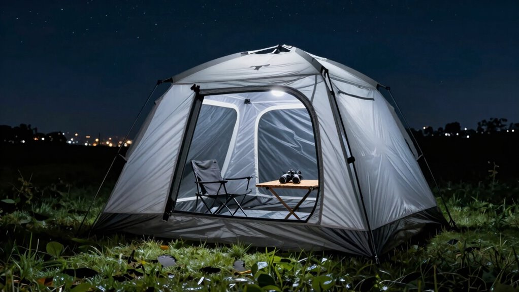 stealthy weatherproof surveillance tents