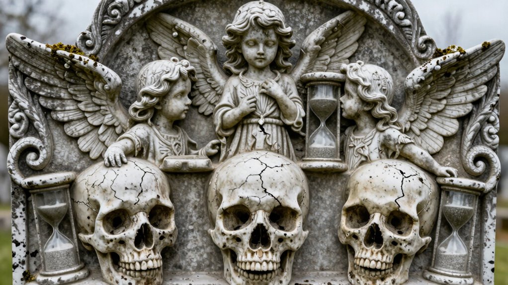 symbols conveying mortality and hope