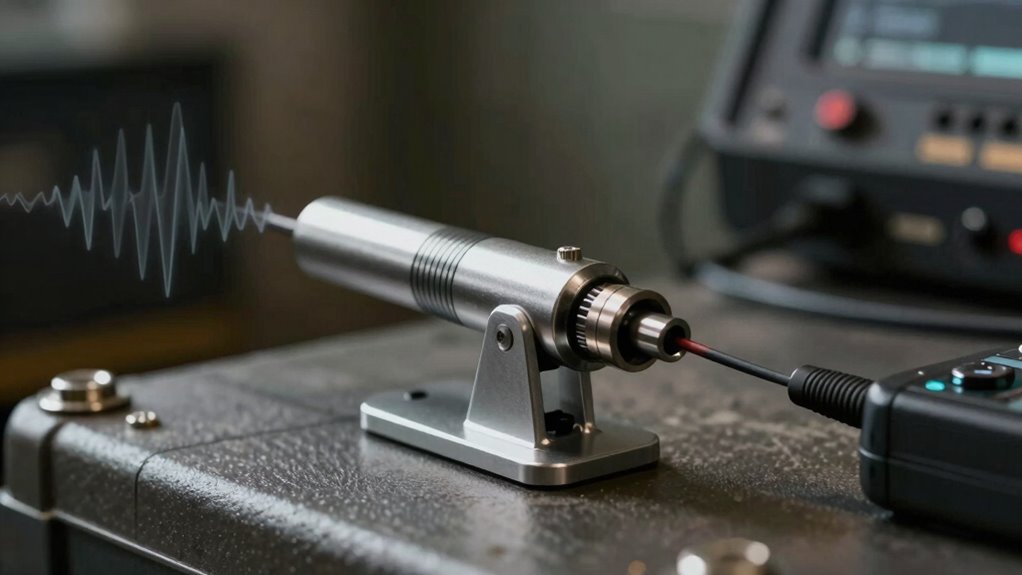 vibration detection during reports