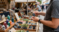Bustling Street Culture Marketplaces
