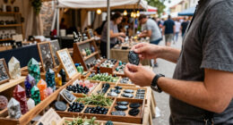 Bustling Street Culture Marketplaces