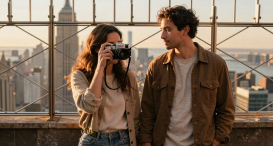 Couple On Empire State Building