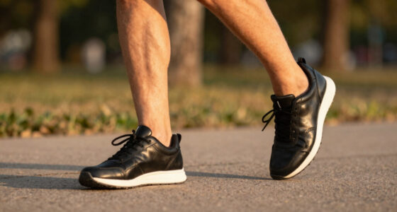 Leather Running Sneakers
