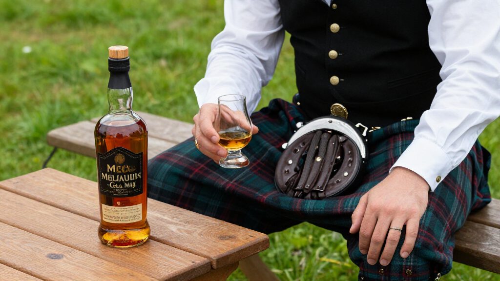 King Enjoys A Dram As He Attends Mey Highland Games